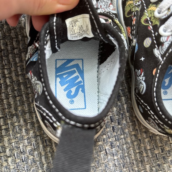 🌌 Vans Toddler Glow Cosmic Zoo Authentic Elastic Sneakers – Size 4 👟✨ - Picture 4 of 7